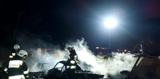 Duży pożar w Rajbrocie – spłonął warsztat samochodowy. Ogromne straty – ZDJĘCIA