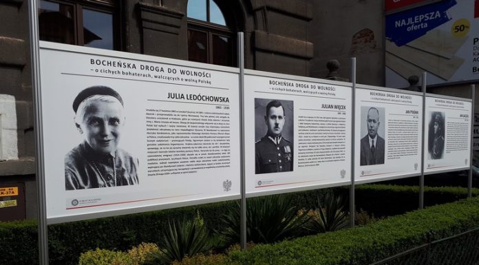 Powiększona ekspozycja plenerowa przed starostwem – ZDJĘCIA