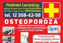🔸 Bochnia. Badanie osteoporozy – zbadaj swoje kości – ZAPISY
