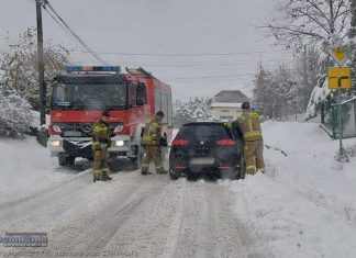 Zima. Trudne warunki na drogach regionu
