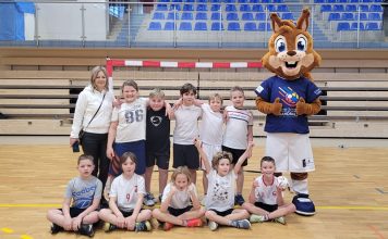 Rozegrano turniej „Gramy w ręczną”. Gościem był Pax – maskotka Mistrzostw Świata