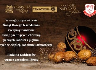 Życzenia dla Czytelników od Rodziny Kołdrasów i Firmy