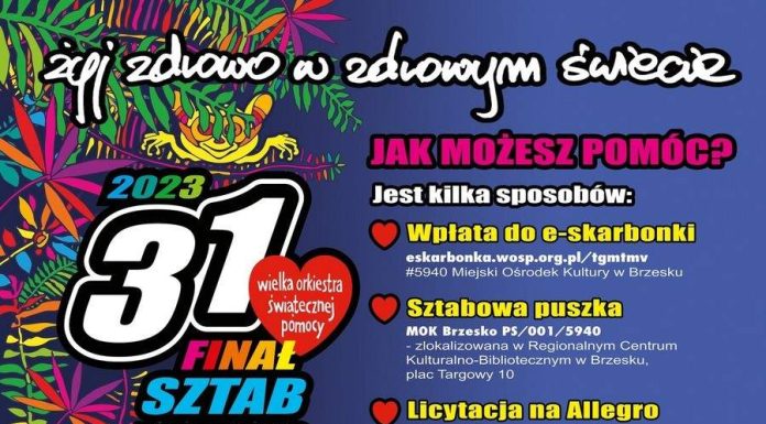 WOŚP w Brzesku – koncert w Centrum Kulturalno-Bibliotecznym