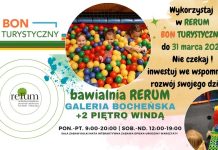 🔸 Wykorzystaj Bon Turystyczny w Bawialni RERUM do 31 marca!