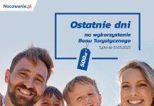 🔸 Bon turystyczny ważny tylko do końca marca! Co można nim opłacić?