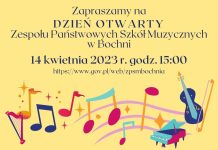 W piątek Dzień Otwarty w Zespole Państwowych Szkół Muzycznych w Bochni