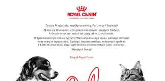 Życzenia od zespołu Royal Canin
