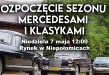 Niepołomice. Rozpoczęcie sezonu z Mercedesami i Klasykami