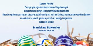 Życzenia od Stanisława Bukowca – Posła RP
