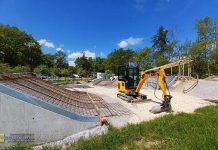 Trwa budowa skateparku w Brzesku – ZDJĘCIA
