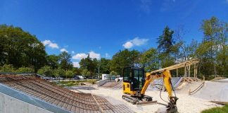 Trwa budowa skateparku w Brzesku – ZDJĘCIA