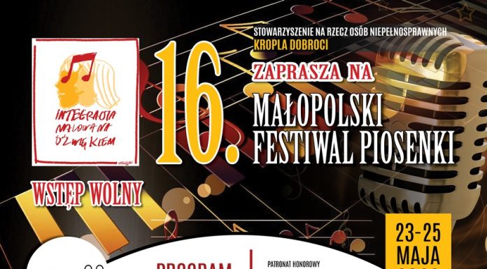 Od wtorku w Bochni Festiwal Piosenki „Integracja Malowana Dźwiękiem”