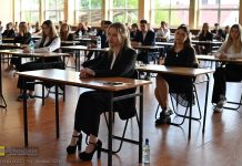 Matura 2023. Najpierw język polski – ZDJĘCIA z I LO w Bochni