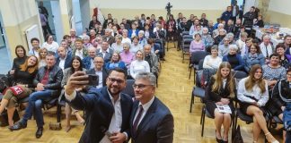 Mariusz Zając i Wiesław Krajewski w Łapczycy. To już początek kampanii wyborczej? – ZDJĘCIA