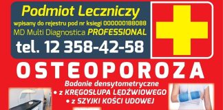 🔸 Bochnia. Badanie osteoporozy – zbadaj swoje kości! – ZAPISY