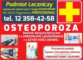 🔸 Bochnia i Niepołomice: Badanie osteoporozy – zbadaj swoje kości! – ZAPISY