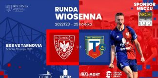 W sobotę BKS gra z Tarnovią