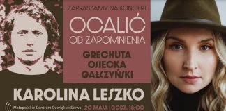Niepołomice. Piosenki Grechuty w wykonaniu Karoliny Leszko – KONCERT