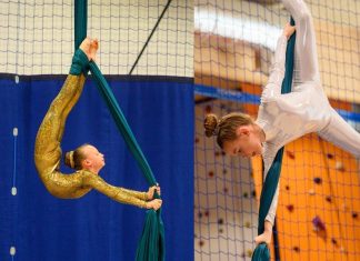 I Małopolski Turniej Aerial Silk. Lot Młodych Smoków w Łapczycy – ZDJĘCIA