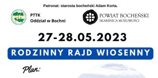 Rodzinny Rajd Wiosenny z PTTK i starostwem powiatowym