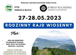 Rodzinny Rajd Wiosenny z PTTK i starostwem powiatowym