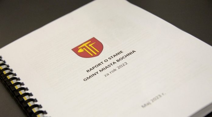 Można zapoznać się z raportem o stanie Gminy Miasta Bochnia za 2022 r.