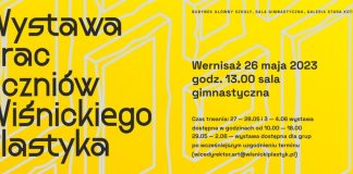 Nowy Wiśnicz. Wystawa prac uczniów „Plastyka”
