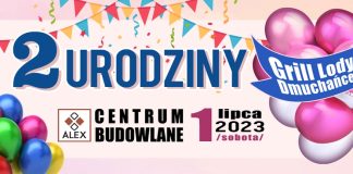 🔸 2. urodziny Centrum Budowlanego ALEX – zapraszamy!