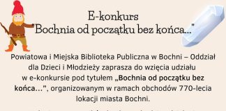 Biblioteka zaprasza do udziału w e-konkursie „Bochnia od początku bez końca…”