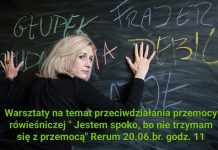 Rerum zaprasza na bezpłatne warsztaty i wystawę dotyczącą przemocy