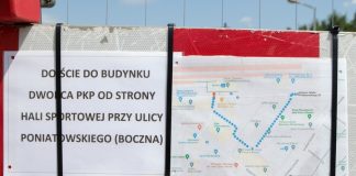 Bochnia. Wyznaczono „objazd” dla pieszych w rejonie remontowanej ulicy Poniatowskiego