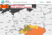 🟠 Ulewy i burze. Na dziś wydano pomarańczowy alert