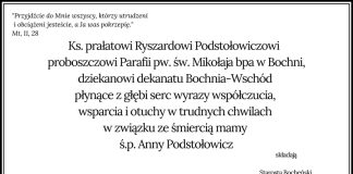 ⬛ Kondolencje od władz Powiatu Bocheńskiego i pracowników Starostwa