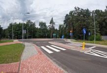 Wybudowano rondo na granicy powiatów bocheńskiego i brzeskiego – ZDJĘCIA