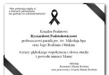 ⬛ Kondolencje od Burmistrza i pracowników UM Bochnia