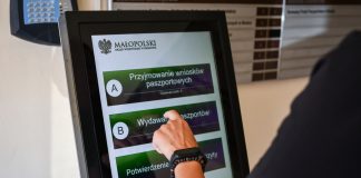 System kolejkowy w Terenowym Punkcie Paszportowym w Bochni