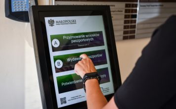 System kolejkowy w Terenowym Punkcie Paszportowym w Bochni