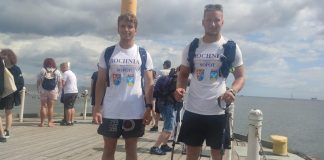 W 11 dni Michał Bieniek i Szymon Knap przeszli z Bochni do Sopotu