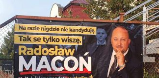 Nietypowa akcja Radosława Maconia. „Nie kandyduję. Tak se tylko wiszę”
