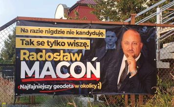 Nietypowa akcja Radosława Maconia. „Nie kandyduję. Tak se tylko wiszę”