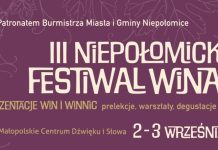 Niepołomice: W weekend Festiwal Wina – PROGRAM