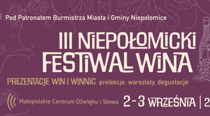 Niepołomice: W weekend Festiwal Wina – PROGRAM
