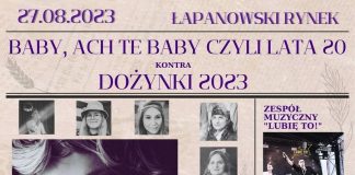 Łapanów. W niedzielę na Rynku widowisko „Lata 20 kontra Dożynki 2023” – PROGRAM