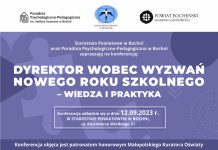 Ruszyły zapisy na wrześniową konferencję dla dyrektorów szkół