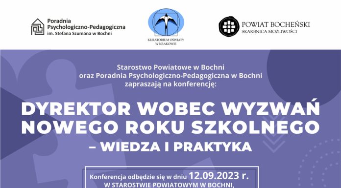 Ruszyły zapisy na wrześniową konferencję dla dyrektorów szkół