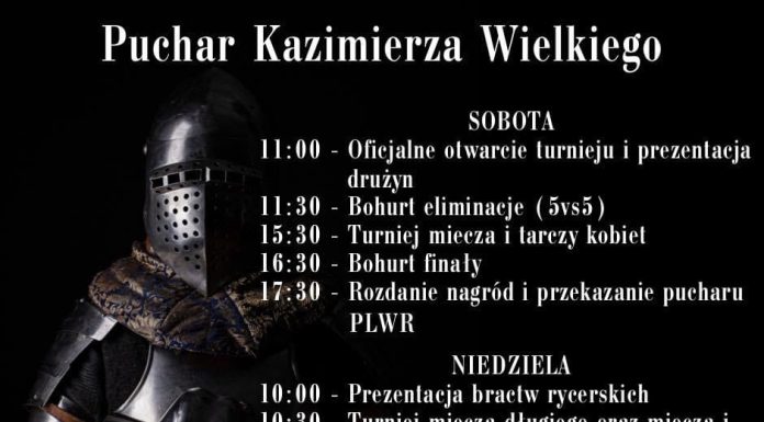 Wkrótce II Turniej Rycerski w Niepołomicach