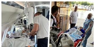 Ranny lekarz z bocheńskiego szpitala został już przetransportowany do Polski