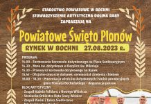 W niedzielę na Rynku w Bochni Powiatowe Dożynki. Co w programie?