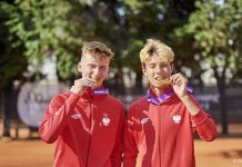 Tenis: EYOF 2023. Antoni Kasperski ze złotym medalem w grze podwójnej
