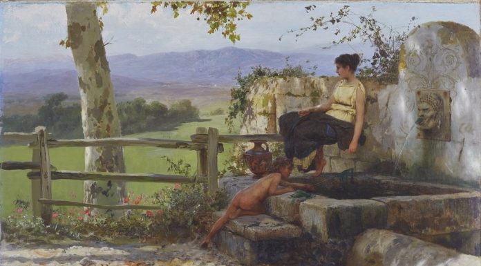 Niepołomice. Po 130 latach pierwszy publiczny pokaz obrazu „U Źródła” Henryka Siemiradzkiego